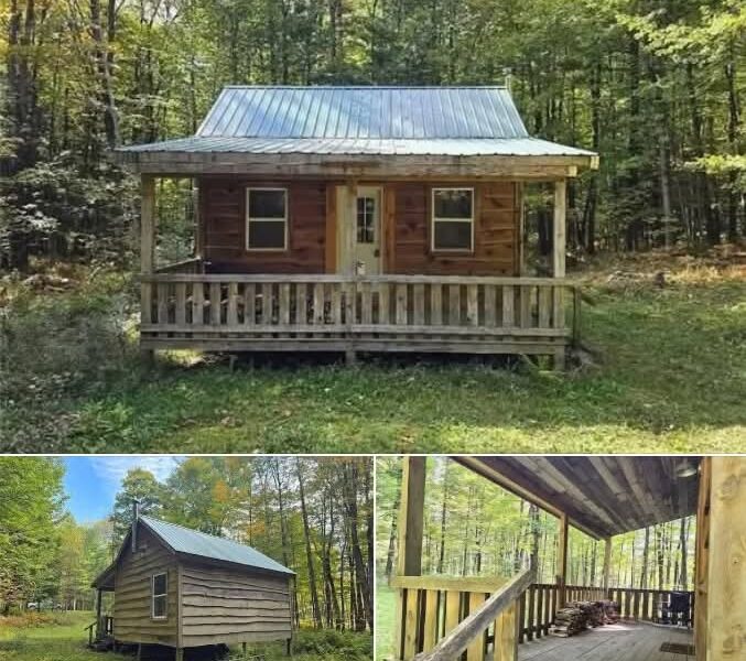 Secluded Off-Grid Cabin on 7 Acres with Stream